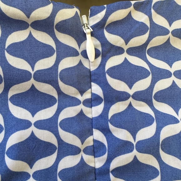 Boden Blue Patterned Dress - Picture 15 of 16